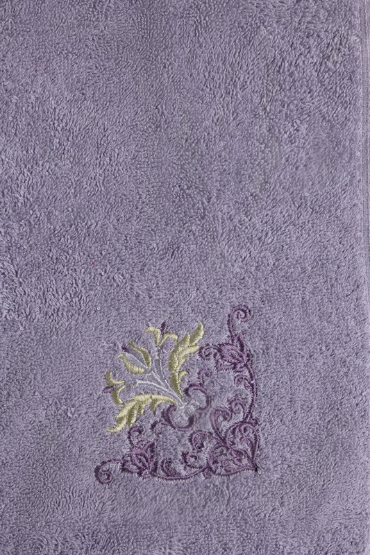 Lilac Ice 3pcs Embroidered Towel Set