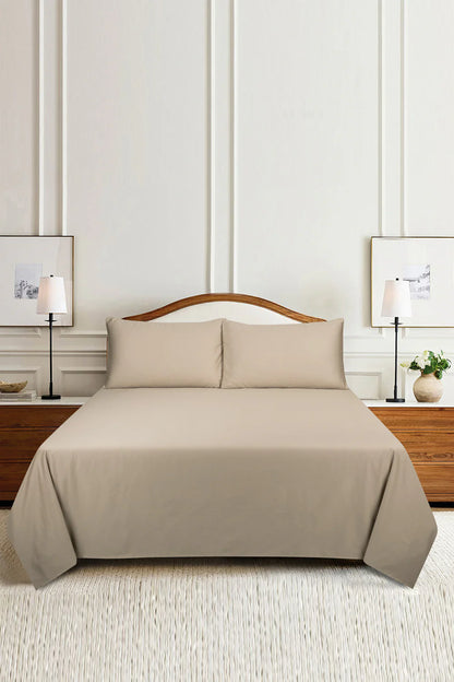 Beige T-400 Dyed sheet set