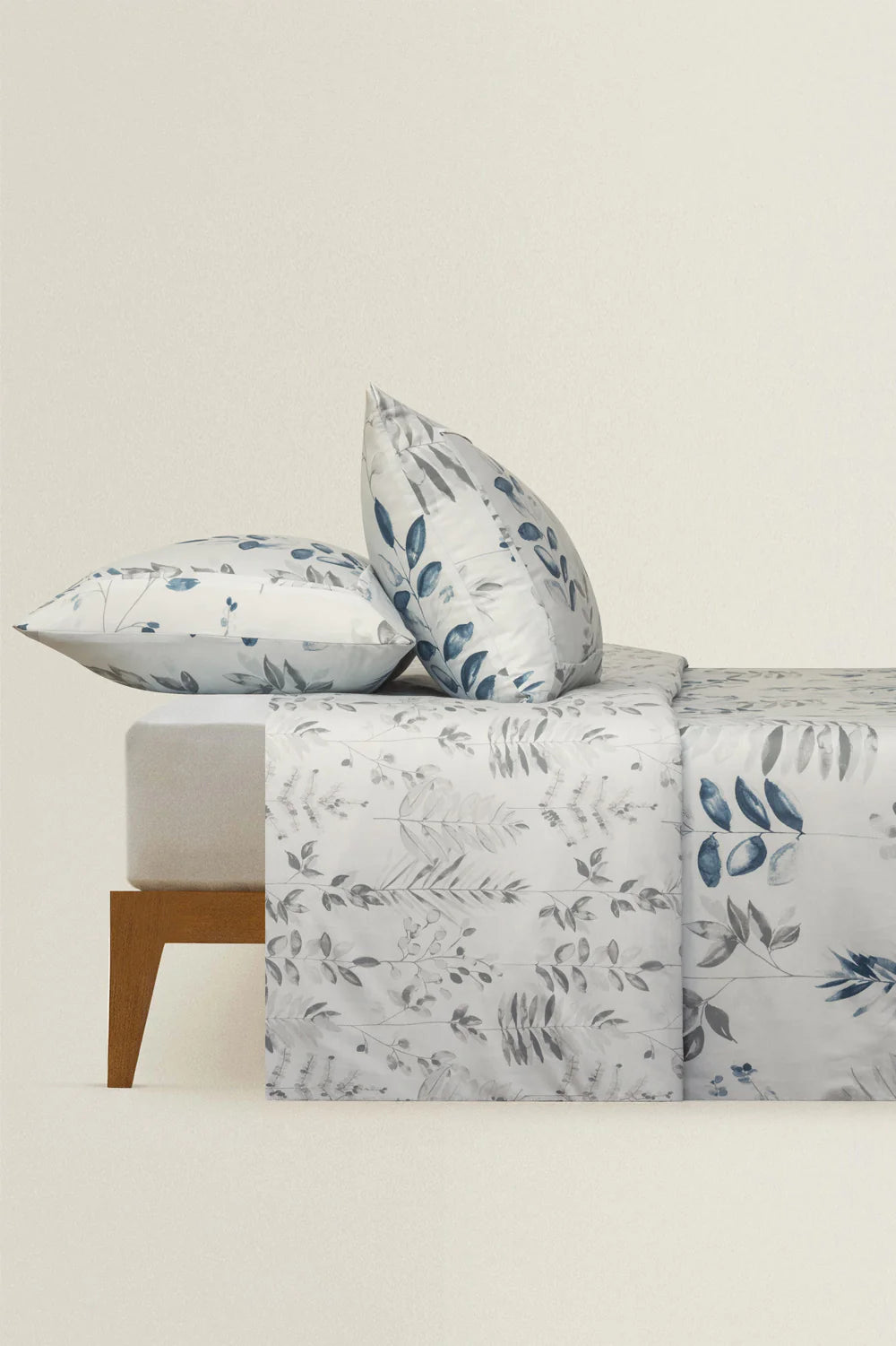 Leaf Imprint T-200 Quilt Cover Set
