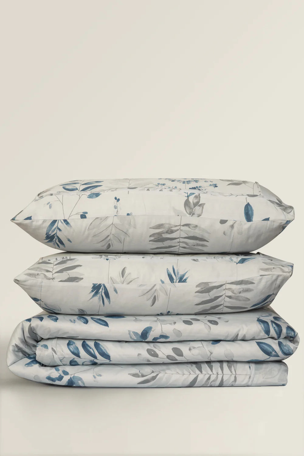 Leaf Imprint T-200 Quilt Cover Set