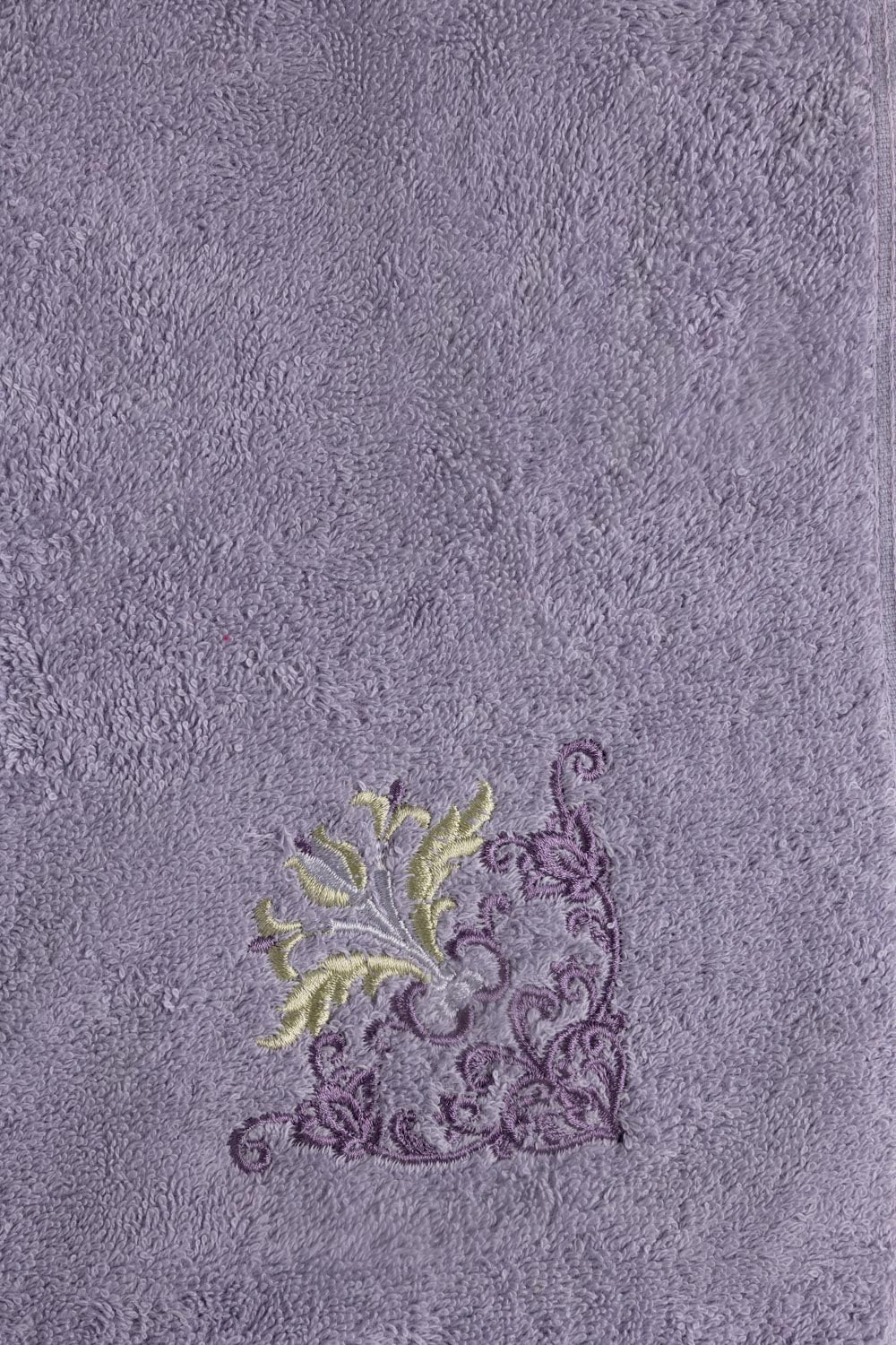 Lilac Ice 3pcs Embroidered Towel Set
