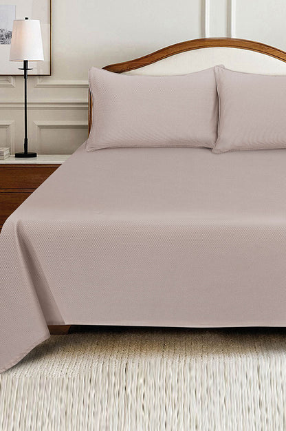 Sand Cube Dobby Bed Sheet Set