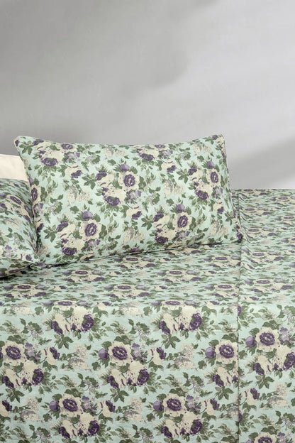 Sketchy Flora Everyday Classic Bed Sheet Set