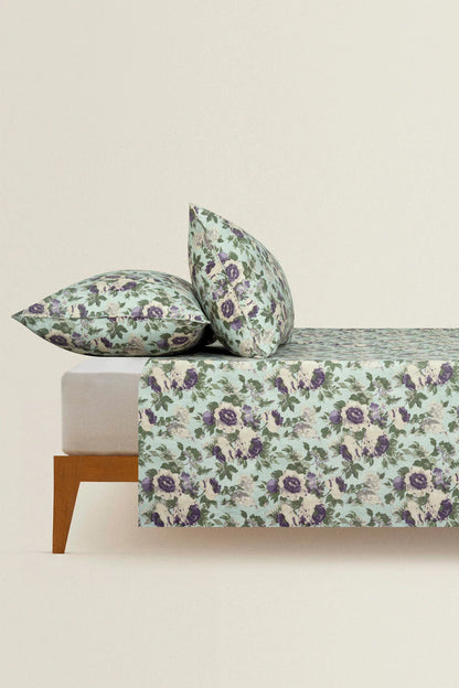 Sketchy Flora Everyday Classic Bed Sheet Set